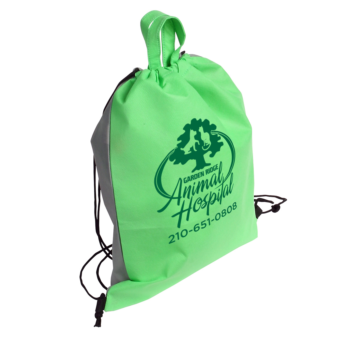 Glide Right Non-Woven Drawstring Backpack 1
