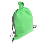 Glide Right Non-Woven Drawstring Backpack - Lime Green/Gray Glide Right Non-Woven Drawstring Backpack - Lime Green/Gray