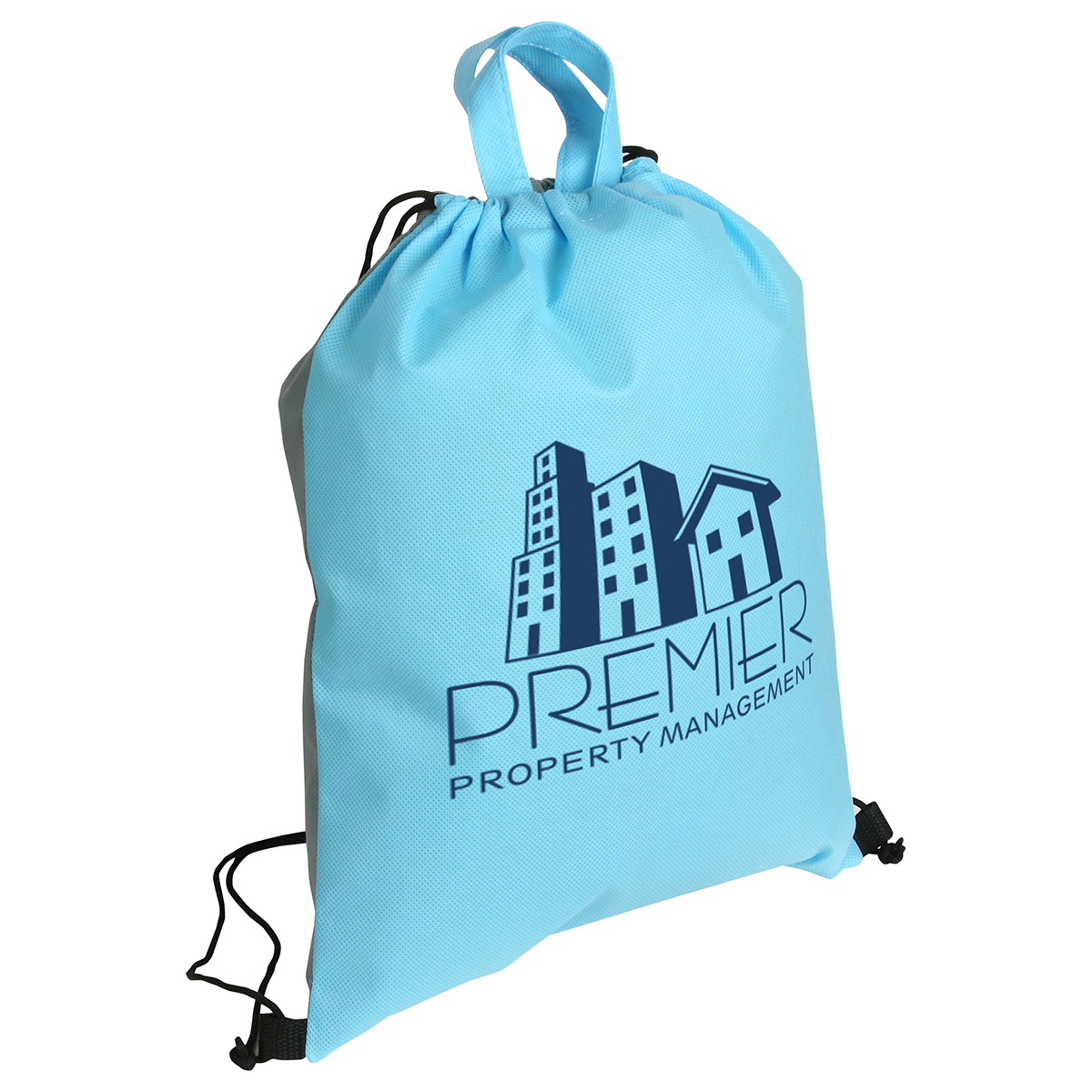 Glide Right Non-Woven Drawstring Backpack 1