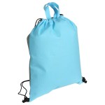 Glide Right Non-Woven Drawstring Backpack - Orange/Gray Glide Right Non-Woven Drawstring Backpack - Orange/Gray