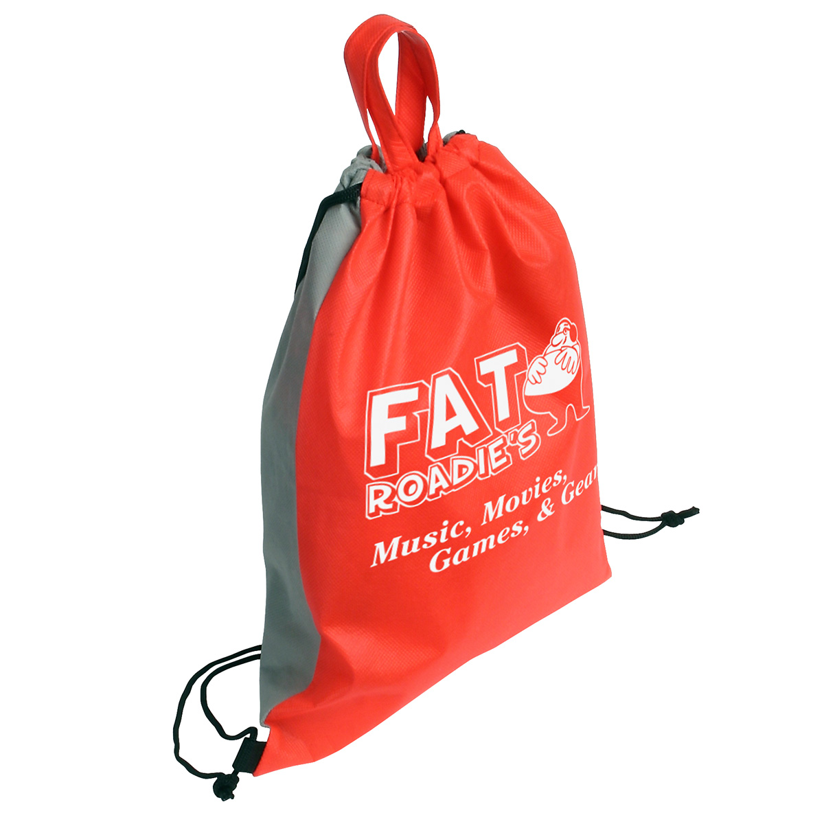 Glide Right Non-Woven Drawstring Backpack 1