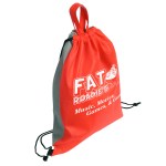 Glide Right Non-Woven Drawstring Backpack - Yellow/Gray Glide Right Non-Woven Drawstring Backpack - Yellow/Gray