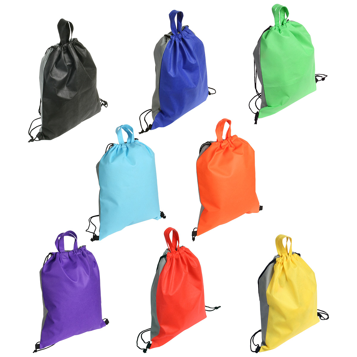 Glide Right Non-Woven Drawstring Backpack 1