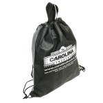 Glide Right Non-Woven Drawstring Backpack - Black/Gray Glide Right Non-Woven Drawstring Backpack - Black/Gray