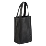 Orchard Breeze 2-Bottle Non-Woven Wine Bag - Black Orchard Breeze 2-Bottle Non-Woven Wine Bag - Black