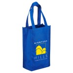 Orchard Breeze 2-Bottle Non-Woven Wine Bag - Blue Orchard Breeze 2-Bottle Non-Woven Wine Bag - Blue