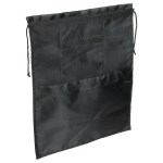 Solelo Travel Polyester Drawstring Shoe Bag - Black Solelo Travel Polyester Drawstring Shoe Bag - Black