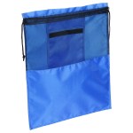 Solelo Travel Polyester Drawstring Shoe Bag - Blue Solelo Travel Polyester Drawstring Shoe Bag - Blue