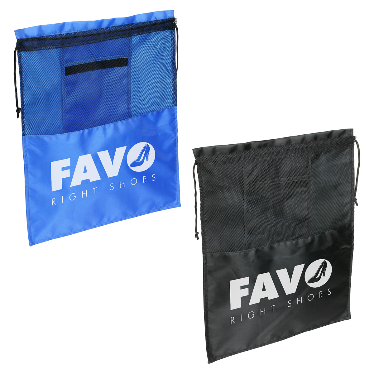 Solelo Travel Polyester Drawstring Shoe Bag 1