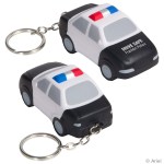 Police Car Stress Reliever Key Chain 1 Police Car Stress Reliever Key Chain 1