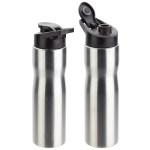 Crescent 25 oz Stainless Steel Bottle - Silver Crescent 25 oz Stainless Steel Bottle - Silver