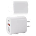 Channel 20W 2- Port PD Wall Charger with Dual Outputs 2 Channel 20W 2- Port PD Wall Charger with Dual Outputs 2