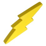 Lightning Bolt Stress Reliever - Yellow Lightning Bolt Stress Reliever - Yellow