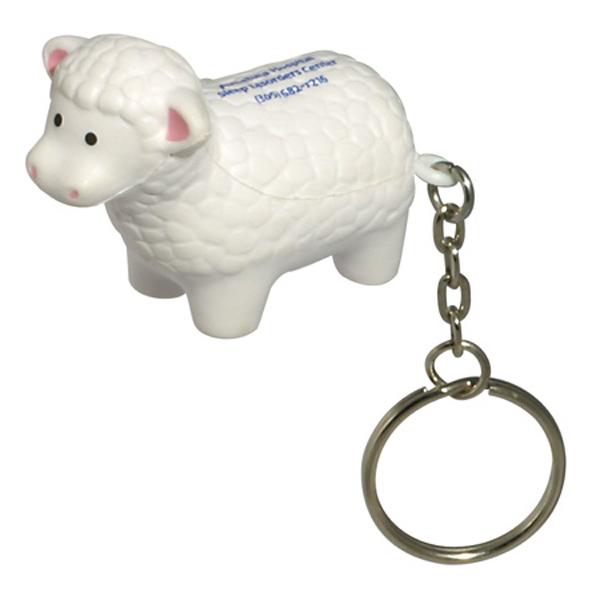 Sheep Stress Reliever Key Chain 1 Sheep Stress Reliever Key Chain 1