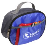 Polar Polyester Insulated Lunch Bag - Blue/Black Polar Polyester Insulated Lunch Bag - Blue/Black