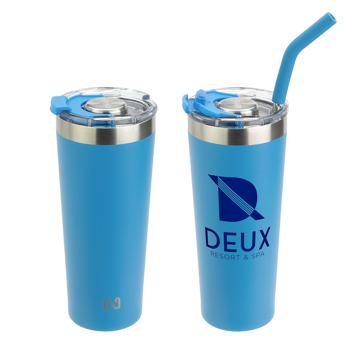 NAYAD® Trouper 22 oz Stainless Double-wall Tumbler with Straw 1