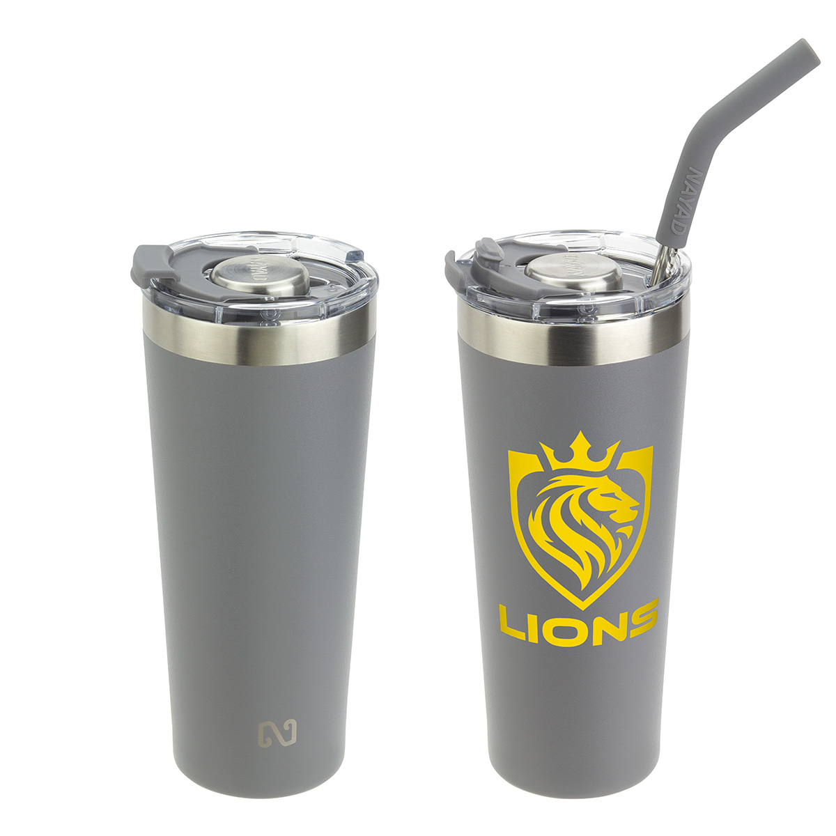 NAYAD® Trouper 22 oz Stainless Double-wall Tumbler with Straw 1