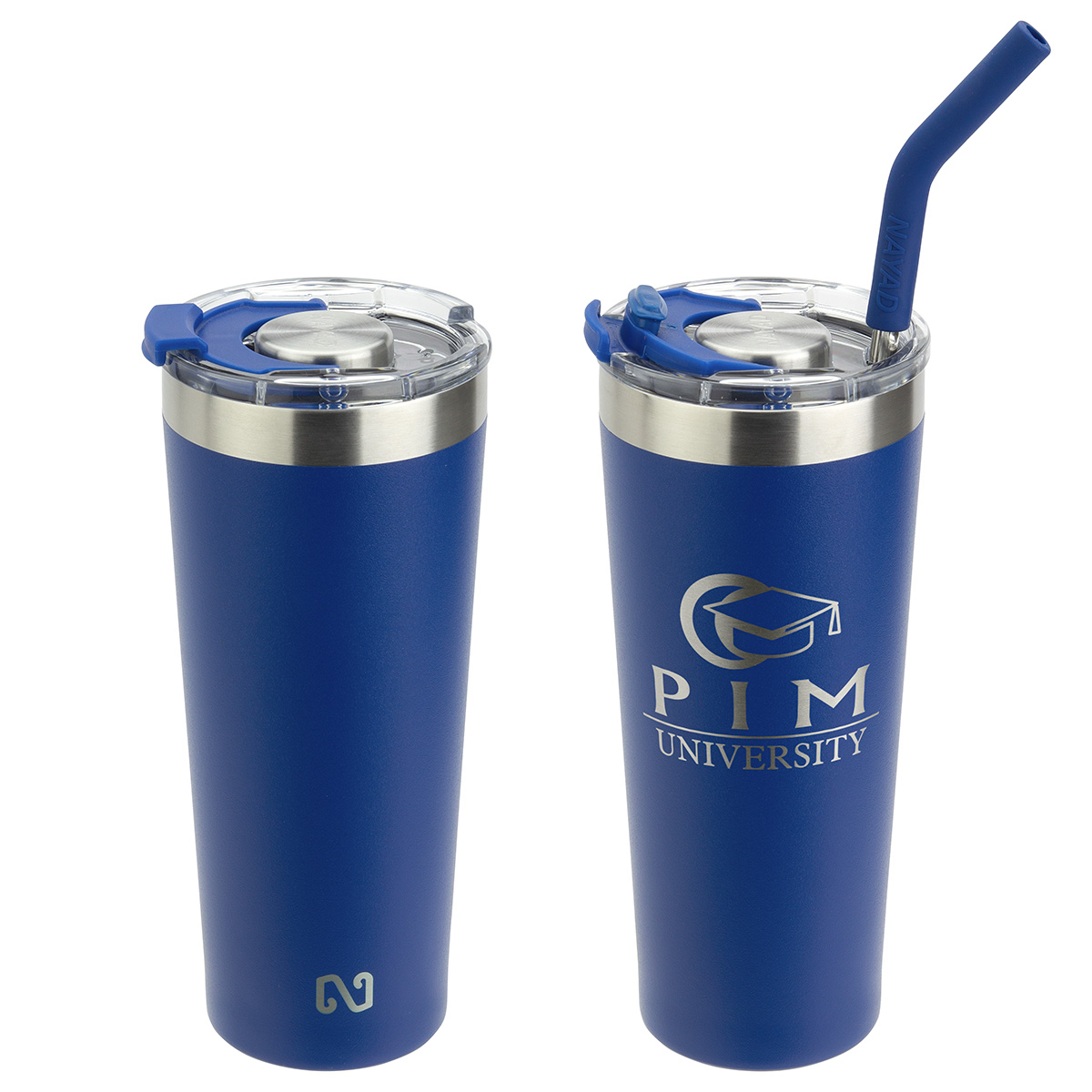 NAYAD® Trouper 22 oz Stainless Double-wall Tumbler with Straw 1