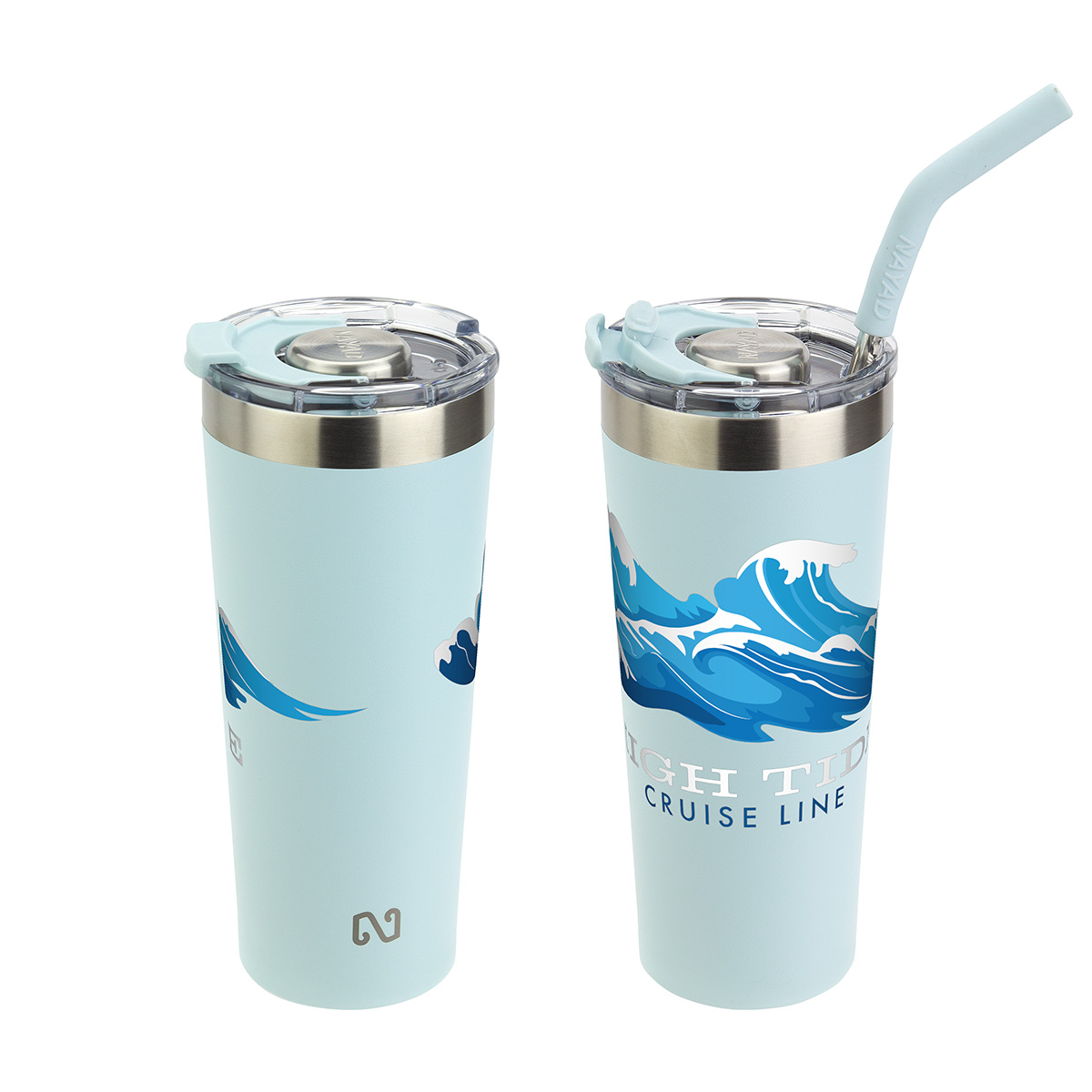 NAYAD® Trouper 22 oz Stainless Double-wall Tumbler with Straw 1