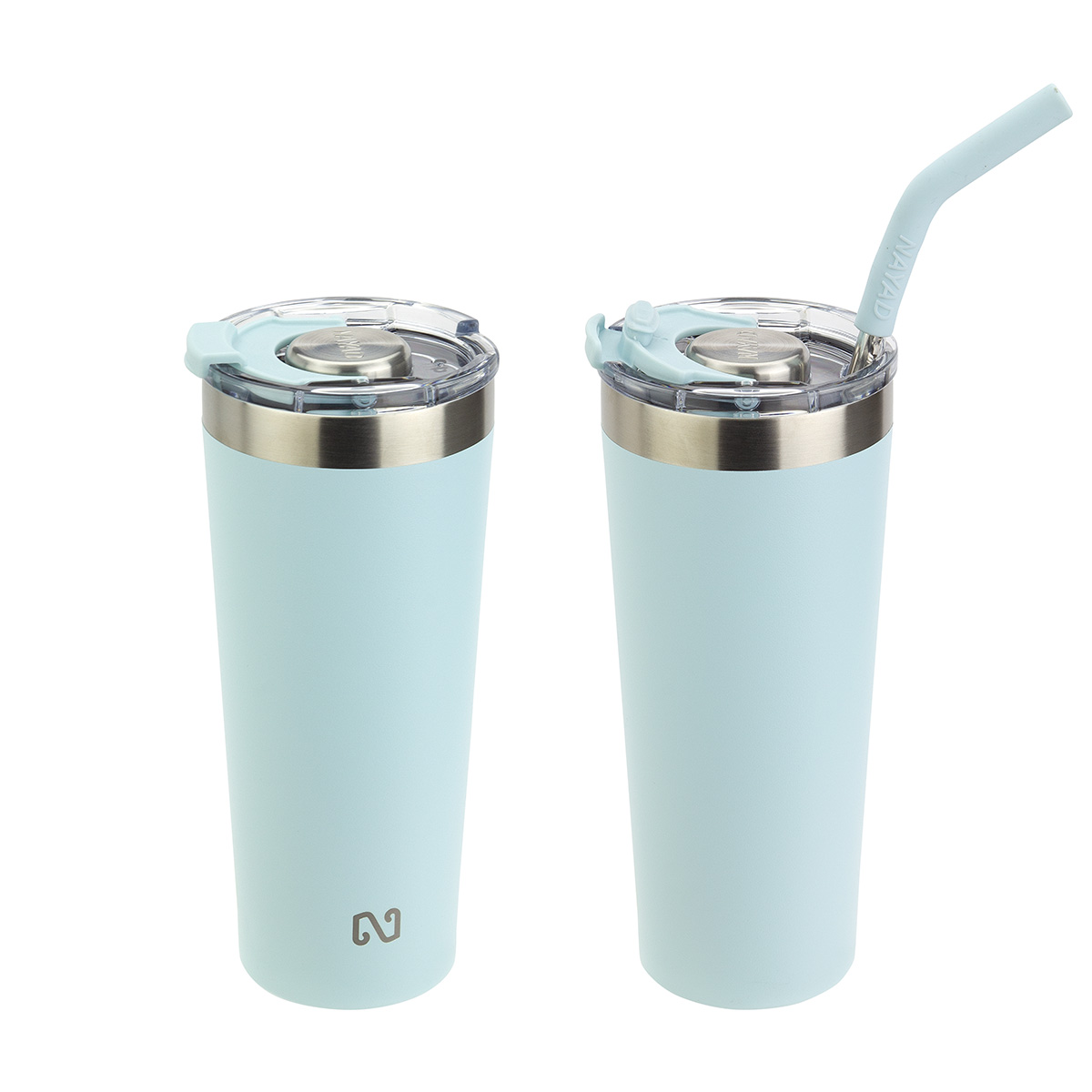 NAYAD® Trouper 22 oz Stainless Double-wall Tumbler with Straw 1