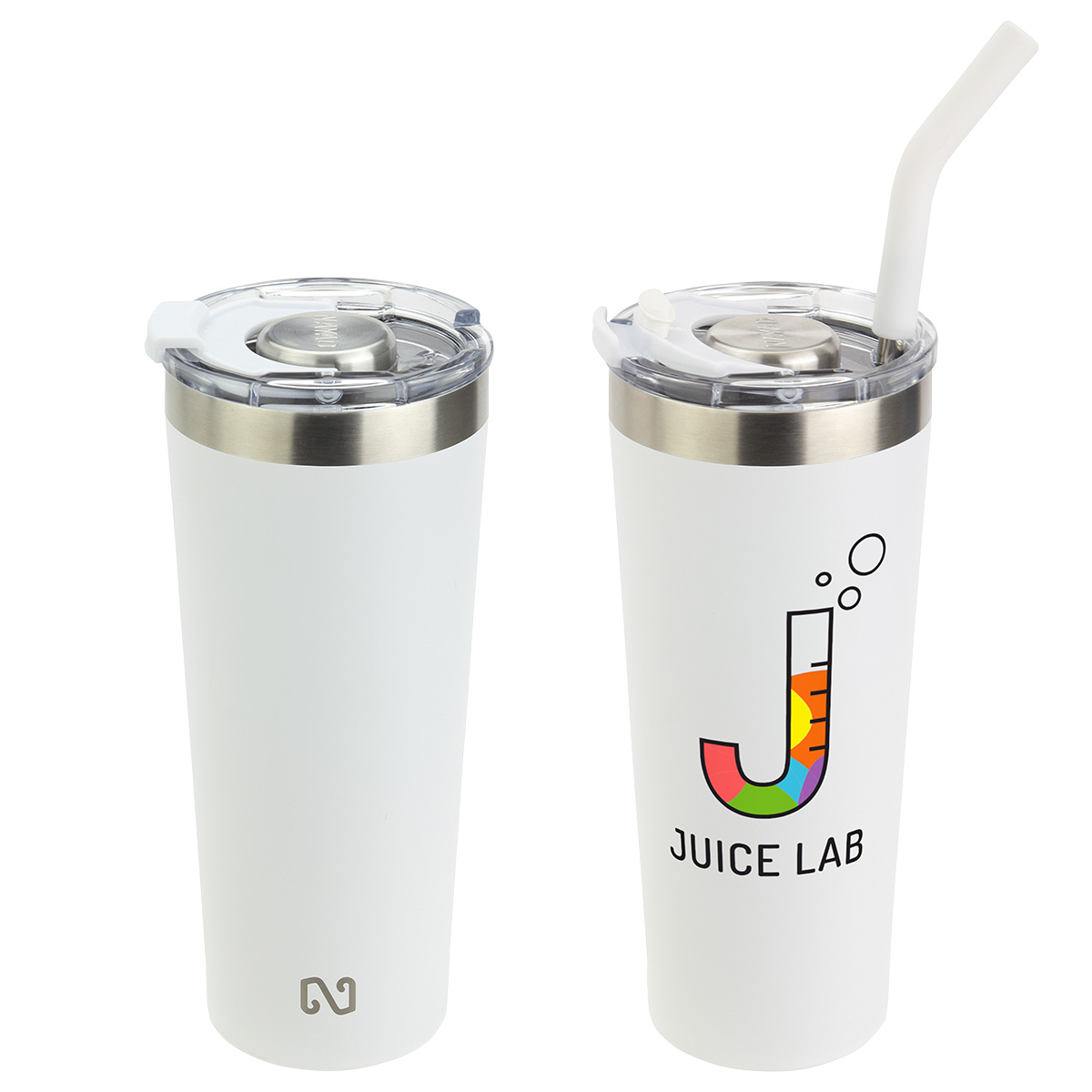 NAYAD® Trouper 22 oz Stainless Double-wall Tumbler with Straw 1