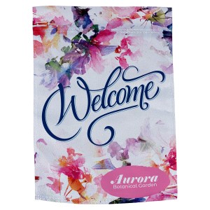 Polyester Poplin Garden Flag 17" x 12" 220GSM-Full Color on one side 1 Polyester Poplin Garden Flag 17" x 12" 220GSM-Full Color on one side 1