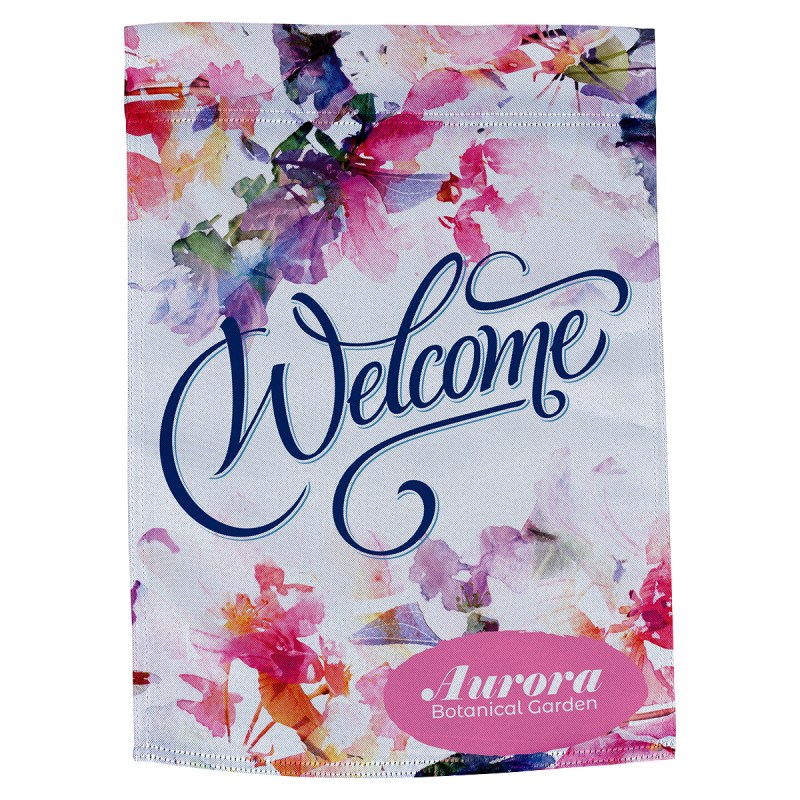 Polyester Poplin Garden Flag 17" x 12" 220GSM-Full Color on one side 1 Polyester Poplin Garden Flag 17" x 12" 220GSM-Full Color on one side 1