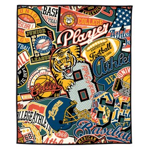 Micro-Plush Picnic Blanket with Carry Strap 50" x 60" 410GSM-Full Color 1 Micro-Plush Picnic Blanket with Carry Strap 50" x 60" 410GSM-Full Color 1