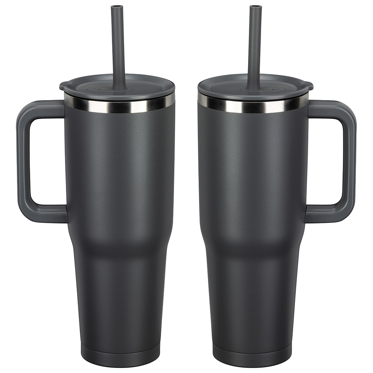 SENSO® Summit 40 oz Insulated Stainless Steel Travel Mug with Press-In Str 1