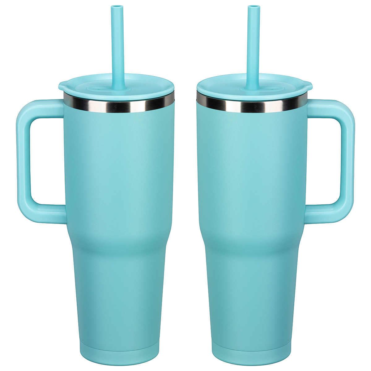 SENSO® Summit 40 oz Insulated Stainless Steel Travel Mug with Press-In Str 1