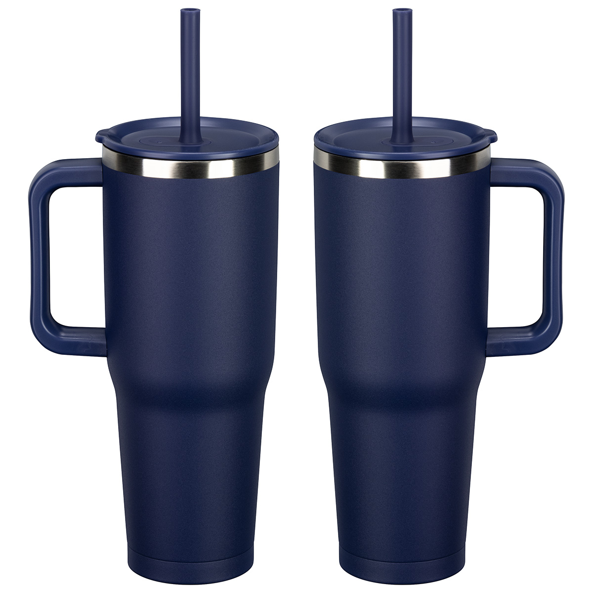SENSO® Summit 40 oz Insulated Stainless Steel Travel Mug with Press-In Str 1