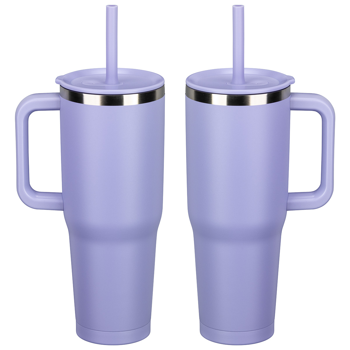 SENSO® Summit 40 oz Insulated Stainless Steel Travel Mug with Press-In Str 1