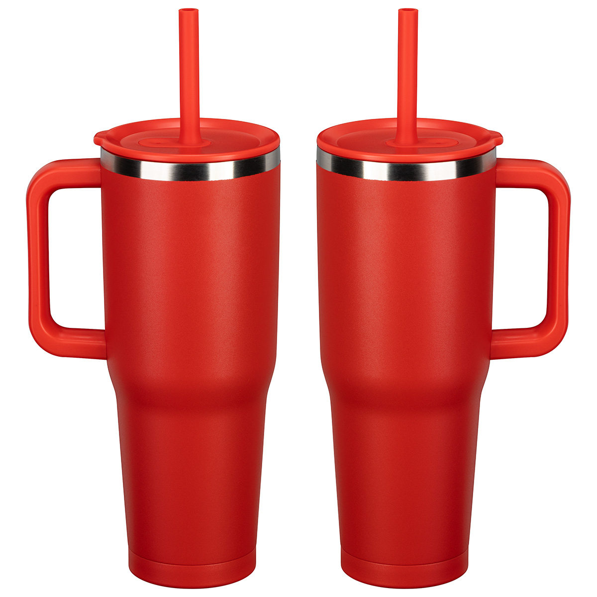SENSO® Summit 40 oz Insulated Stainless Steel Travel Mug with Press-In Str 1