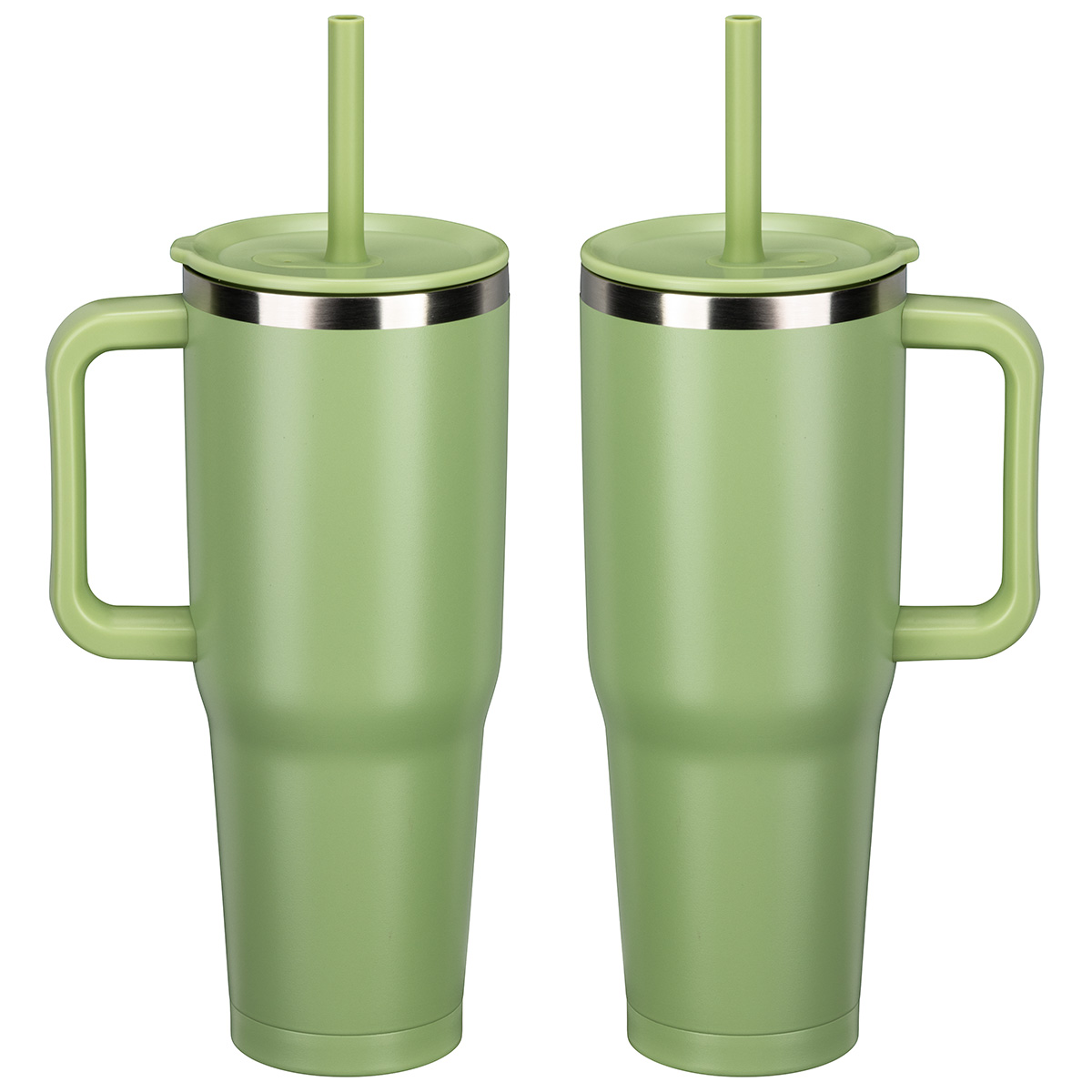 SENSO® Summit 40 oz Insulated Stainless Steel Travel Mug with Press-In Str 1