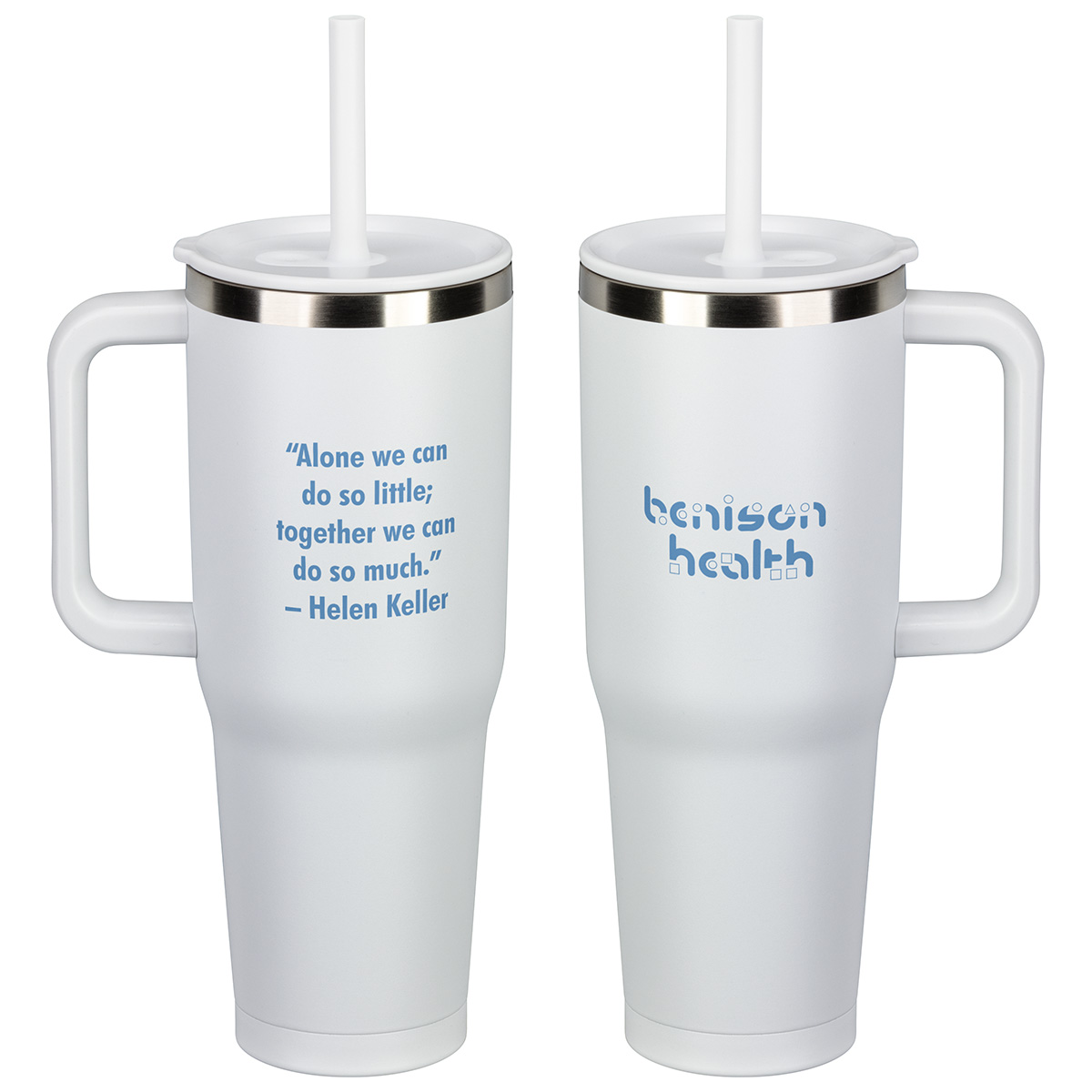 SENSO® Summit 40 oz Insulated Stainless Steel Travel Mug with Press-In Str 1