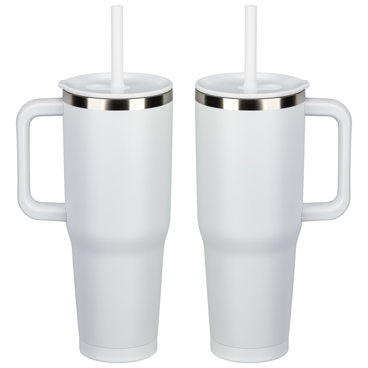 SENSO® Summit 40 oz Insulated Stainless Steel Travel Mug with Press-In Str 1