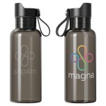 Lagoon 20 oz RPET Bottle - Translucent Smoke Lagoon 20 oz RPET Bottle - Translucent Smoke