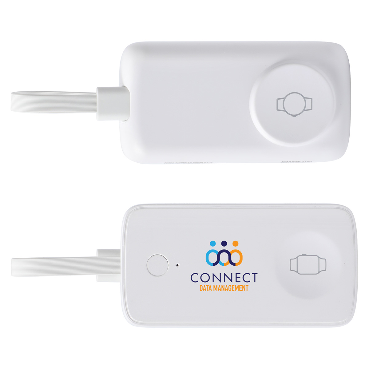 Baron 2000mAh Power Bank with Watch Charger & Built-In Cable 1