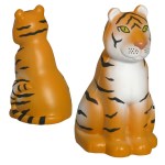 Sitting Tiger Stress Reliever - Orange/Black Sitting Tiger Stress Reliever - Orange/Black