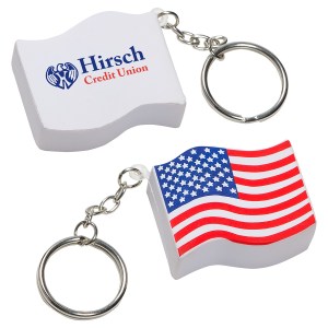 US Flag Stress Reliever Key Chain 1 US Flag Stress Reliever Key Chain 1
