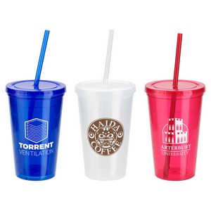 Trifecta 16 oz Tumbler with Lid + Straw 1 Trifecta 16 oz Tumbler with Lid + Straw 1