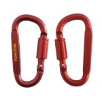 Best Buddy Tools ® D-Ring Carabiner with Lock - Red Best Buddy Tools ® D-Ring Carabiner with Lock - Red