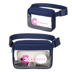 AeroLOFT® Clear View Crossbody Belt Bag - Navy Blue AeroLOFT® Clear View Crossbody Belt Bag - Navy Blue