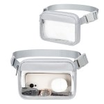 AeroLOFT® Clear View Crossbody Belt Bag - Silver Gray AeroLOFT® Clear View Crossbody Belt Bag - Silver Gray