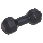 Dumbbell Stress Reliever - Black Dumbbell Stress Reliever - Black