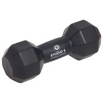 Dumbbell Stress Reliever - Black Dumbbell Stress Reliever - Black