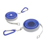 Round Carabiner Tape Measure - Blue/White Round Carabiner Tape Measure - Blue/White