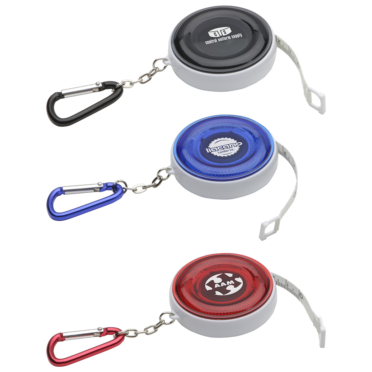 Round Carabiner Tape Measure 1
