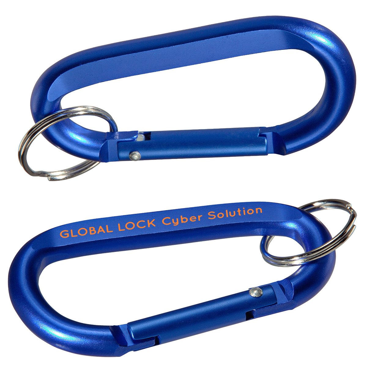 Aluminum Carabiner with Key Ring 1