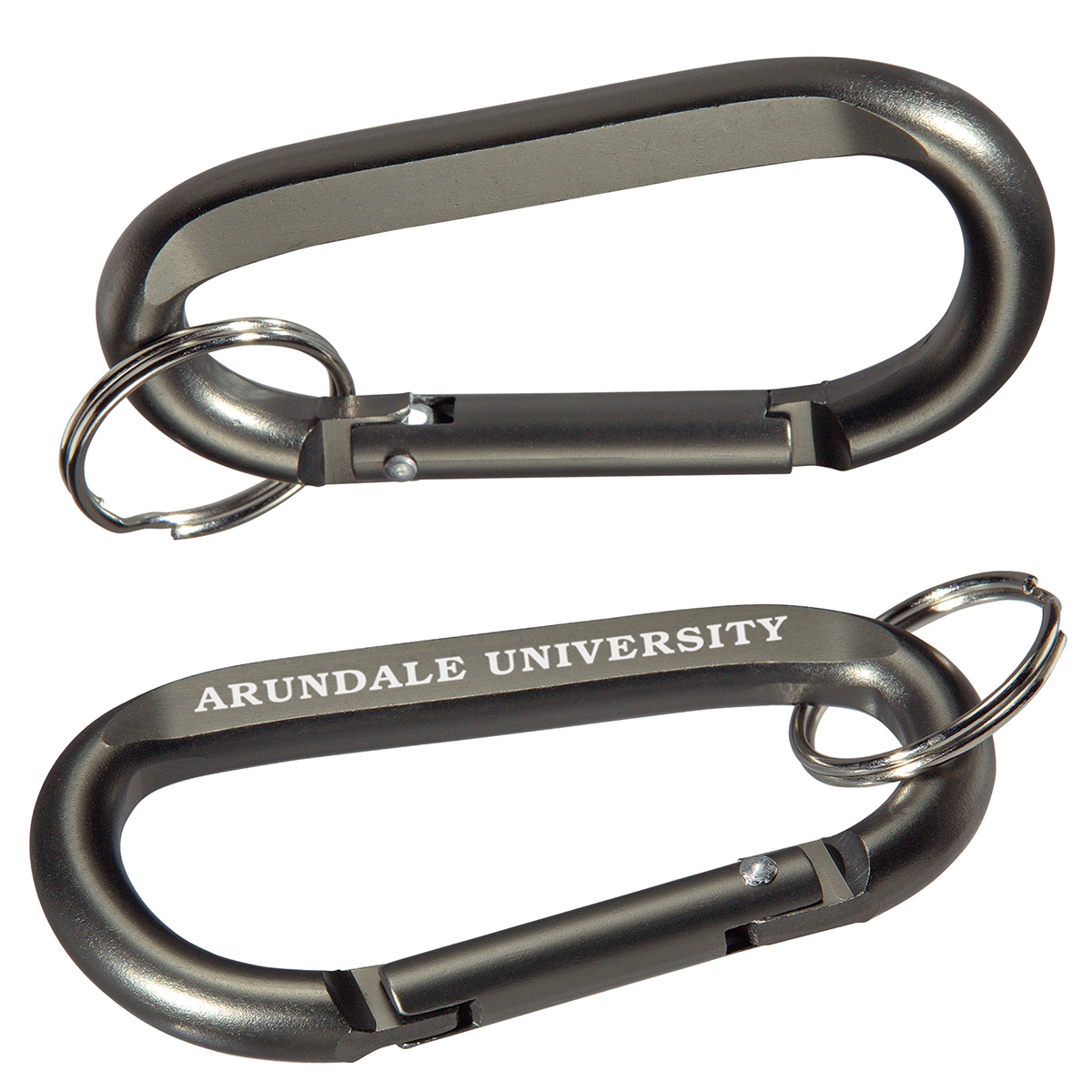 Aluminum Carabiner with Key Ring 1